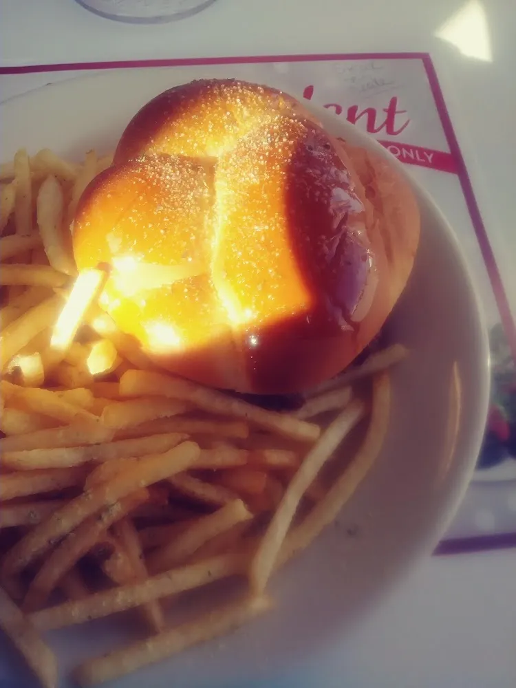 Garlic Double Cheese Burger